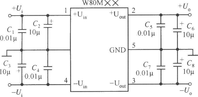 LW80M&#215;&#215;的典型应用电路